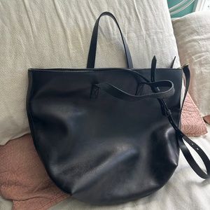 Madewell zip top transport tote